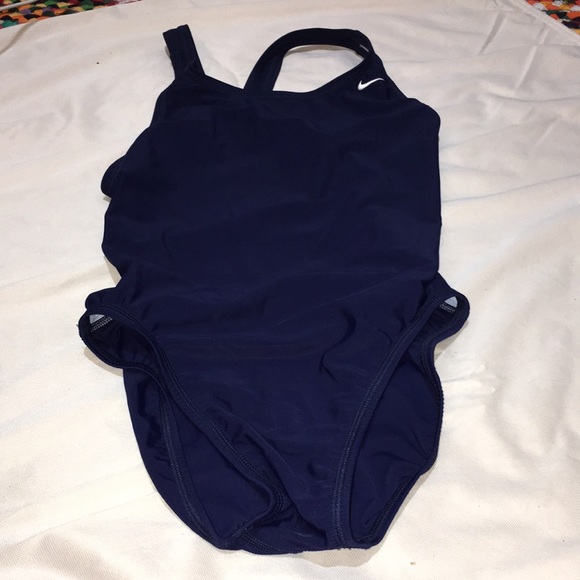 Nike 34 Women’s 8 Swimsuit One piece Navy - Picture 16 of 16